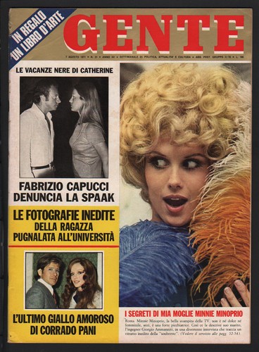 Gente 1971 minnie minoprio - gente,