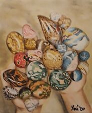 Sassi Colorati.Matite colorate su carta