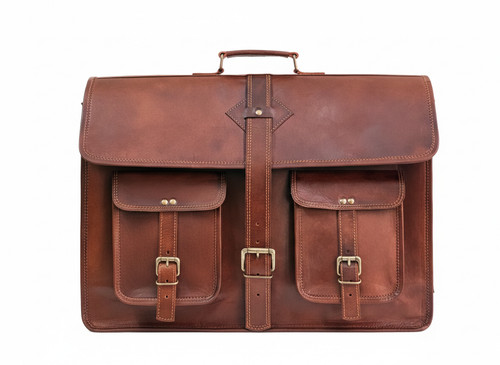 Borsa laptop pelle - pelle, vintage