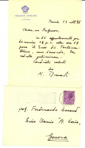 1955 pavia collegio ghislieri - 1955,