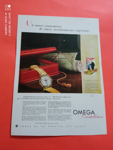 Pubblicita 1953 orologio - ,