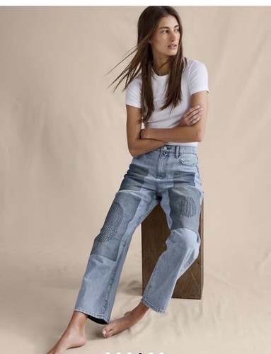Jeans alla caviglia - , patchwork