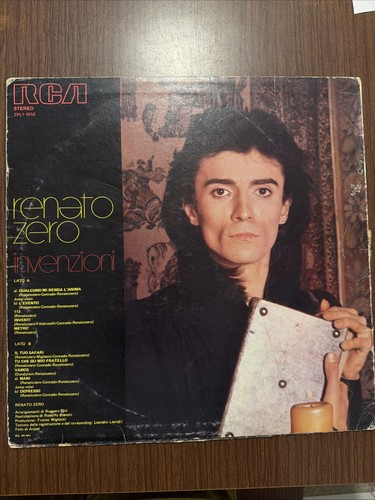Renato zero invenzioni lp - lp,