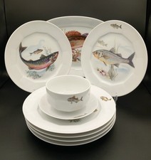 Antico servizio piatti - antico,