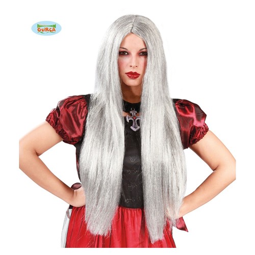 Parrucca strega grigia lady - parrucca,