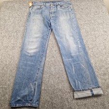 Jeans vintage Levis uomo W34 L34 Big E 501XX pantaloni denim Selvedge n. 2 USA