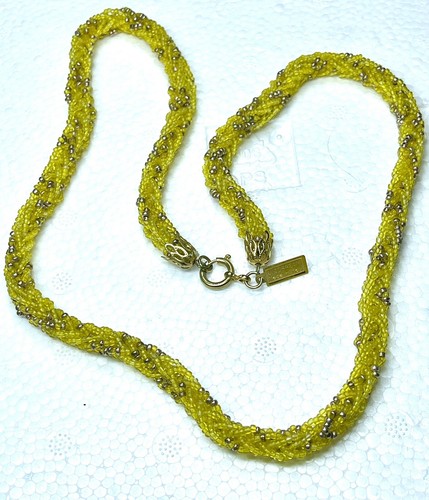 Collana con perle semi in - perle,