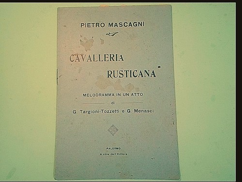 Cavalleria rusticana pietro - cavalleria,