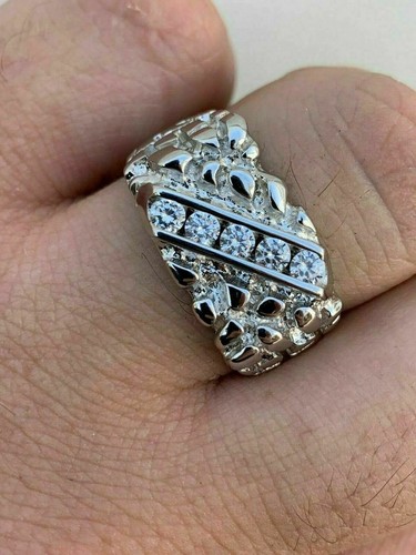Anello uomo vero - vero, argento