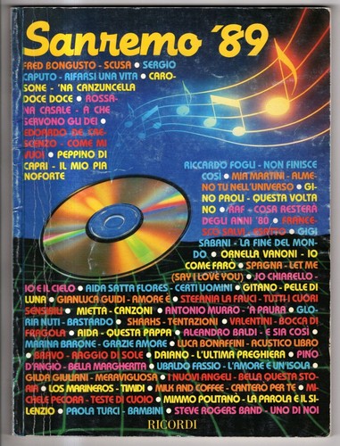 Sanremo vv ricordi - '89., aa.vv.