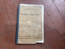 Libretto Sorveglianza Caldaie A Vapore Trattori Epoca