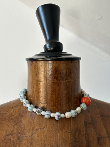 Collana artigianale ceramica - collana,