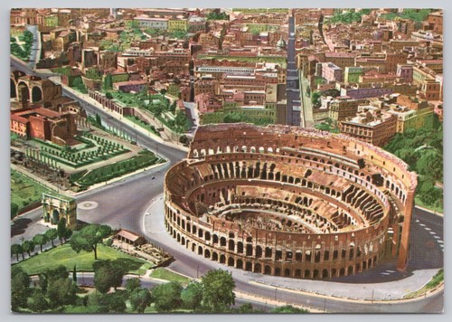 Cartolina epoca roma - cartolina,