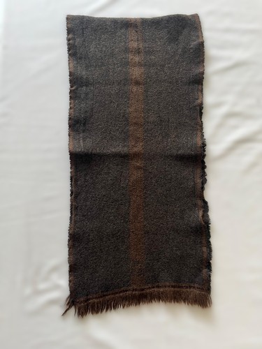 Sciarpa lana con logo fendi - con,