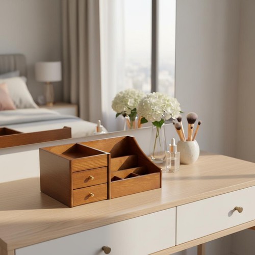 Organizer cosmetici legno - organizer,