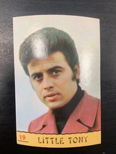 CANTANTI 68 FIGURINA PANINI LITTLE TONY n 19 DA RECUPERO