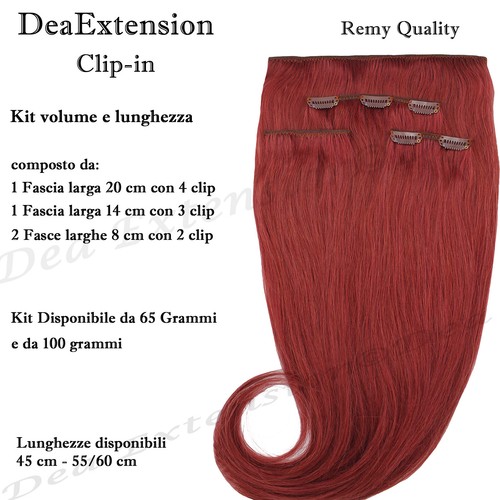 Extension clip capelli veri - clip,
