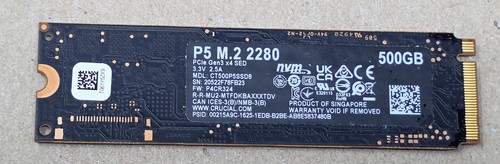 Micron crucial plus 500 gb - micron,