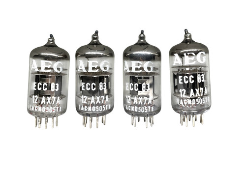 Tubo aeg vintage ecc83 - 4x,