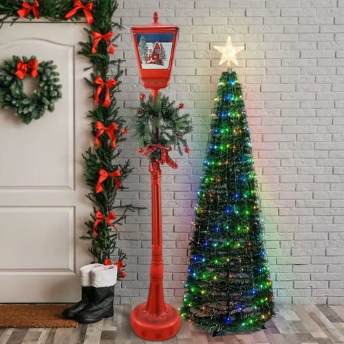 Lampione natale natalizio - lampione,