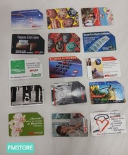 Set 15 schede telefoniche Sip Telecom Collection Card Vintage Anni 90/2000 #100