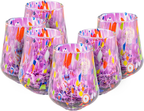 Bicchieri murano set - da, 6