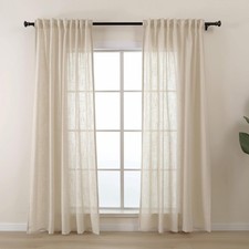 Tende beige con nastro - l.z.e,