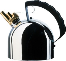 Alessi Officina - 9091 FM Kettle  Designer: Richard Sapper INDUCTIONABLE 