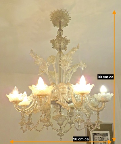 Lampadario murano antico - di,