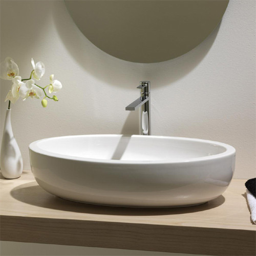Lavabo appoggio ovale 66x39 - lavabo,