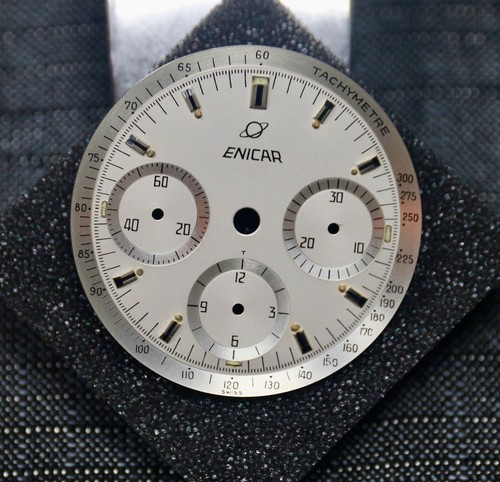 Enicar chronograph dial - enicar,