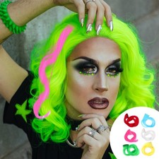 12 pezzi di prolunga per capelli ricci lunghi con filo ad alta temperatura