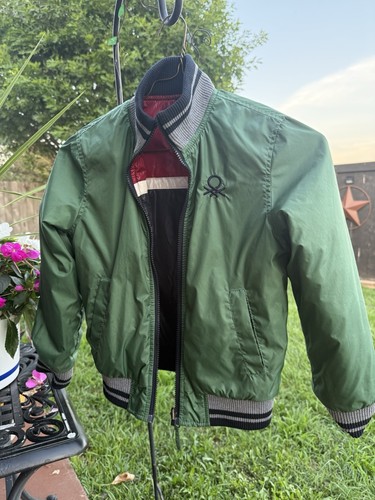 Y2k benetton giacca - benetton, bomber