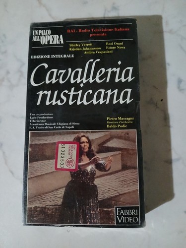 Vhs palco all opera - vhs,