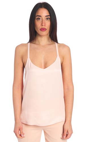 Top twinset raso - in, logo