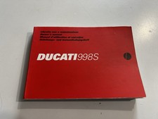 Uso Manutenzione Ducati 998 S Originale