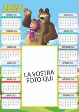 CALENDARIO 2026 MASHA E ORSO
