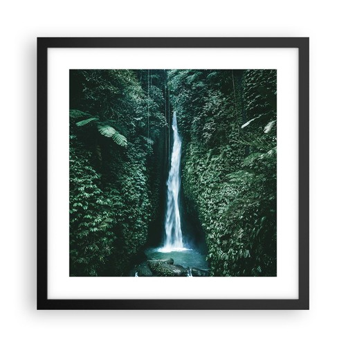 Poster 40x40cm tropici cascate - 40x40cm,