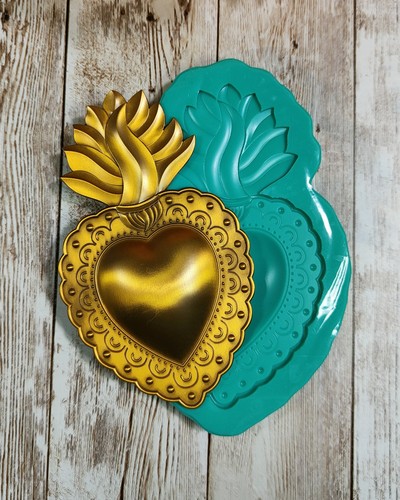 Stampo cuore sacro - cuore, 13x8cm