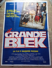 manifesto IL GRANDE BLEK Piccioni Sergio Rubini Dario Parisini Disciplinatha '87