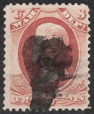 Sn:US #O84 1873 2c US STAMP Guerra: Andrew Jackson, 7° Presidente degli Stati Uniti - ufficiale