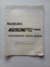 Suzuki GSX-R 1100 1991  AGGIORNAMENTO manuale officina inglese originale