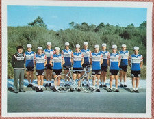 MAGNIFLEX TORPADO SQUADRA CICLISMO FOTO CARTOLINA CESARE CIPOLLINI VANDI 1978