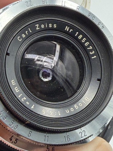 Obiettivo carl zeiss biogon - zeiss, 21