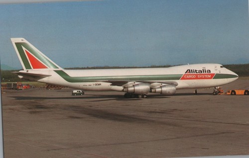 Cartolina alitalia cargo - cartolina,