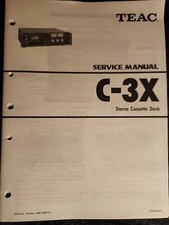 Teac C-3X Stereo Cassette Deck