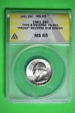 1961 ANACS MS65 Washington