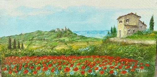 Luciano torsi 40x20 olio su - luciano,