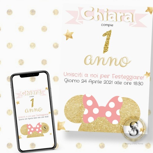 Invito digitale rosegold - digitale,