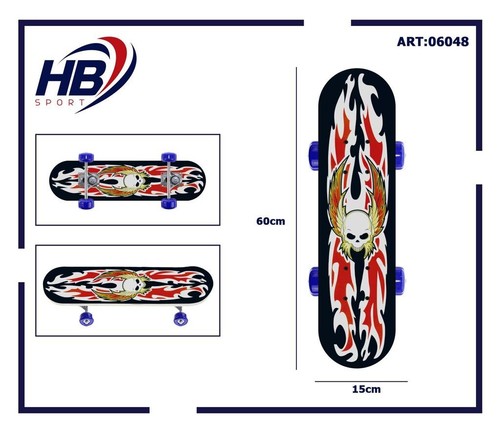 Skateboard skate legno - in,